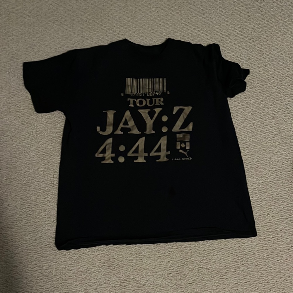 Jay-Z tour t shirt